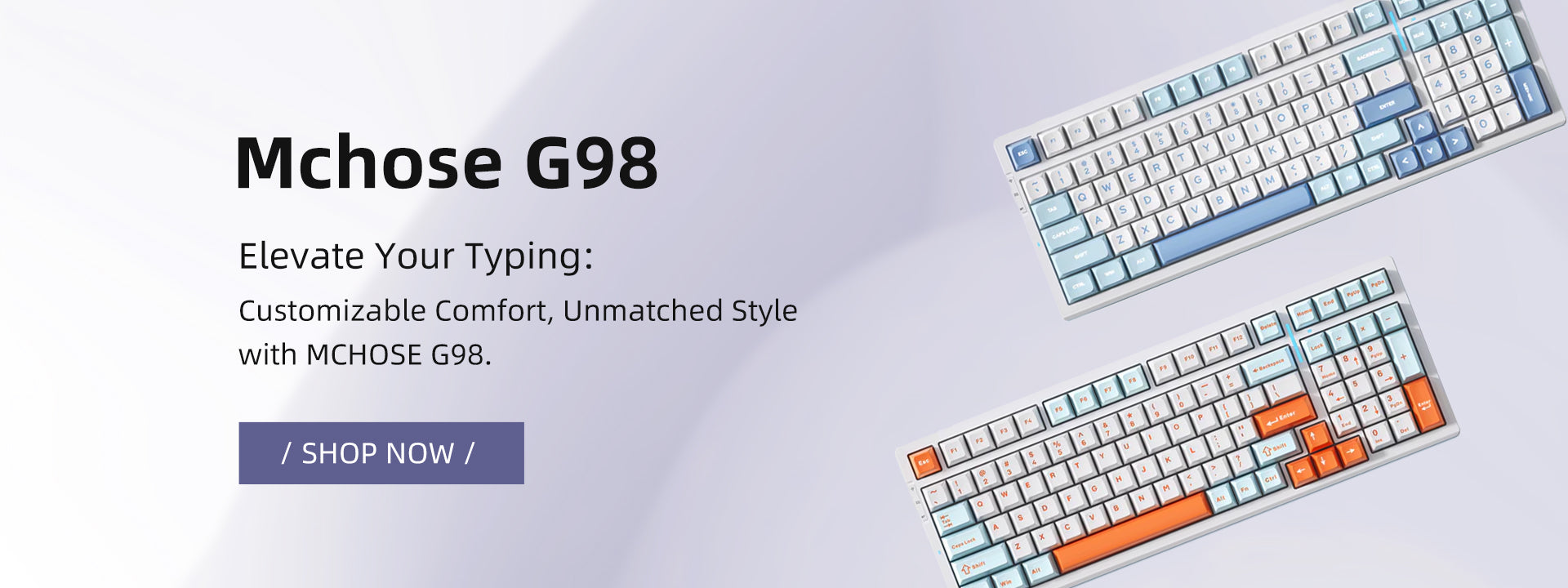 Mchose G98 Keyboard - tapelf Banner Image