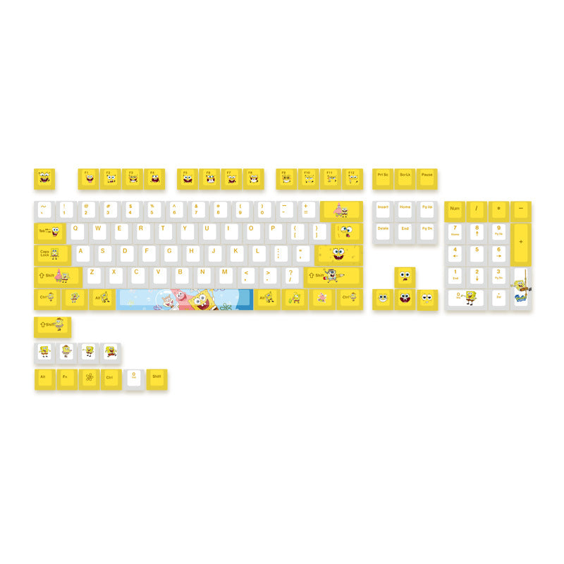 SpongeBob SquarePants Keyboard Keycap 115 Keys - TapElf