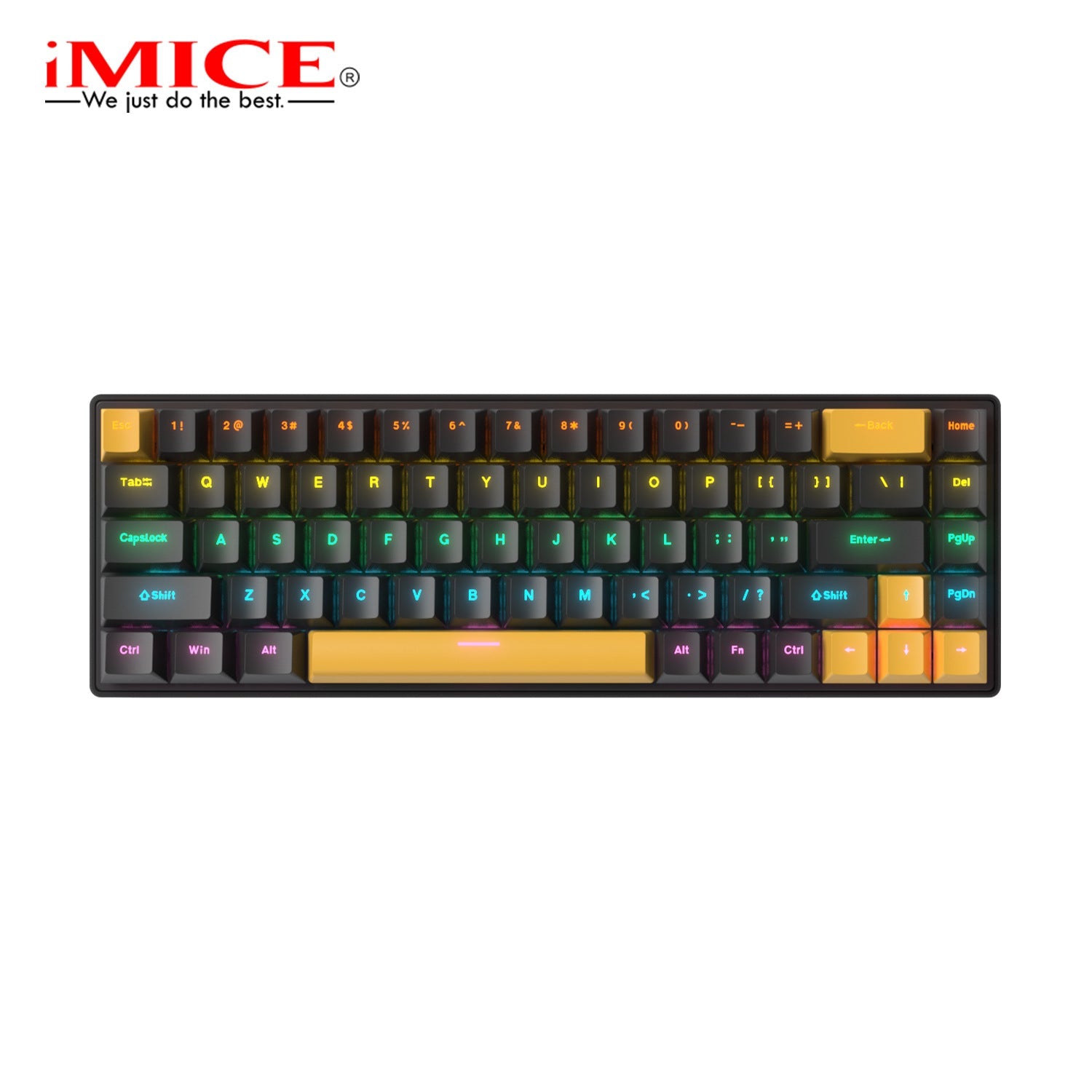 IMICE One Key Zone True Mechanical Keyboard 68 Keys - Tapelf