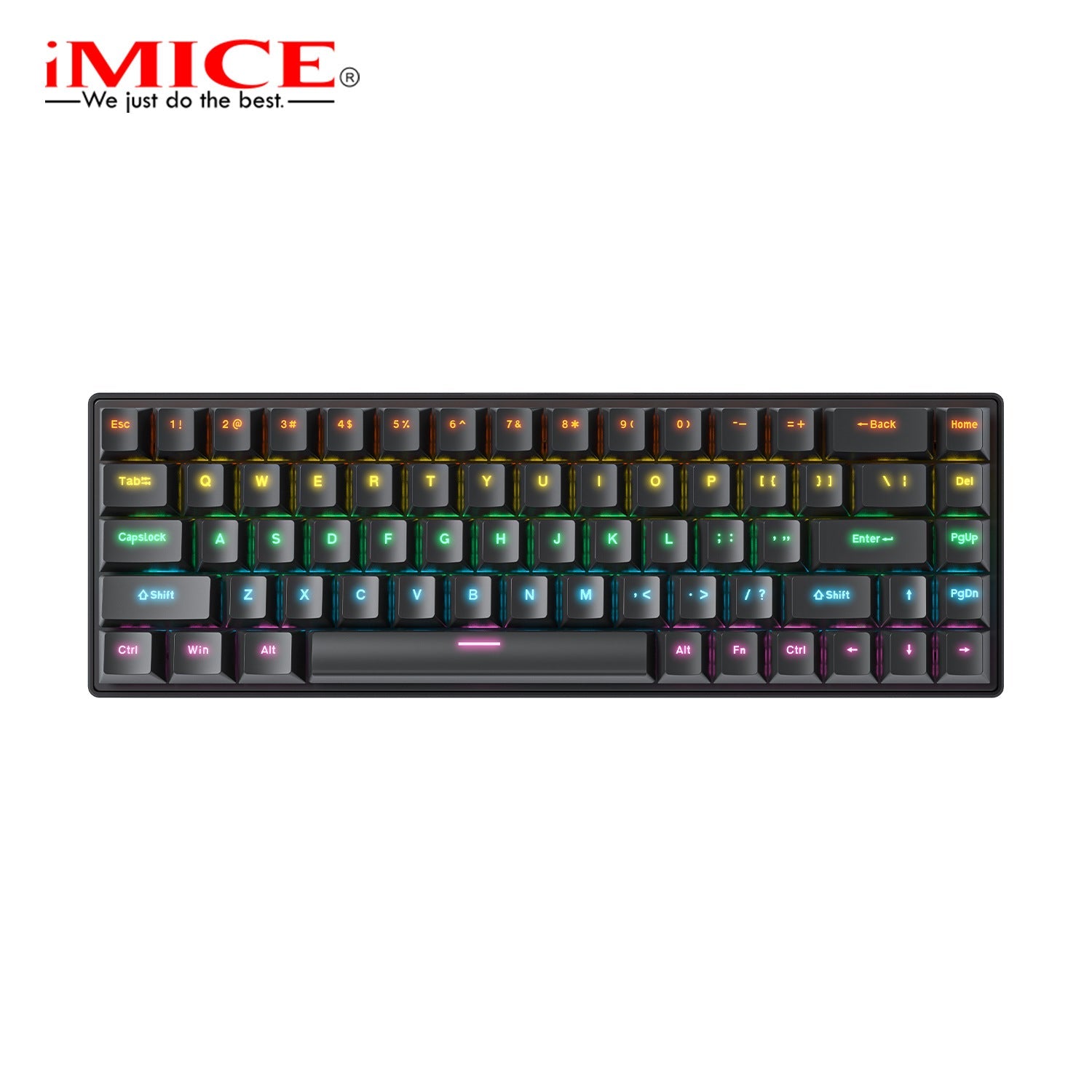 IMICE One Key Zone True Mechanical Keyboard 68 Keys - Tapelf