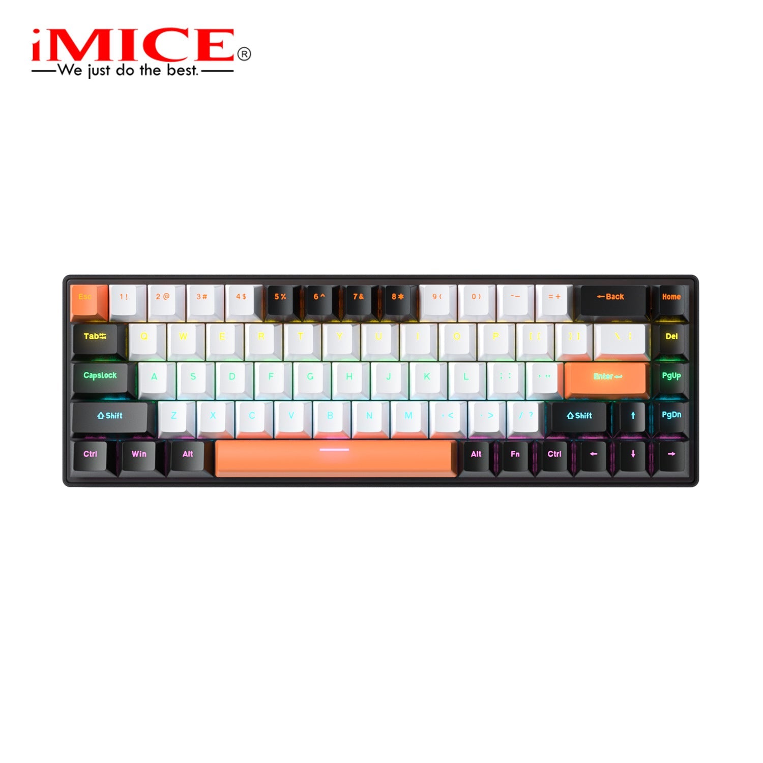 IMICE One Key Zone True Mechanical Keyboard 68 Keys - Tapelf