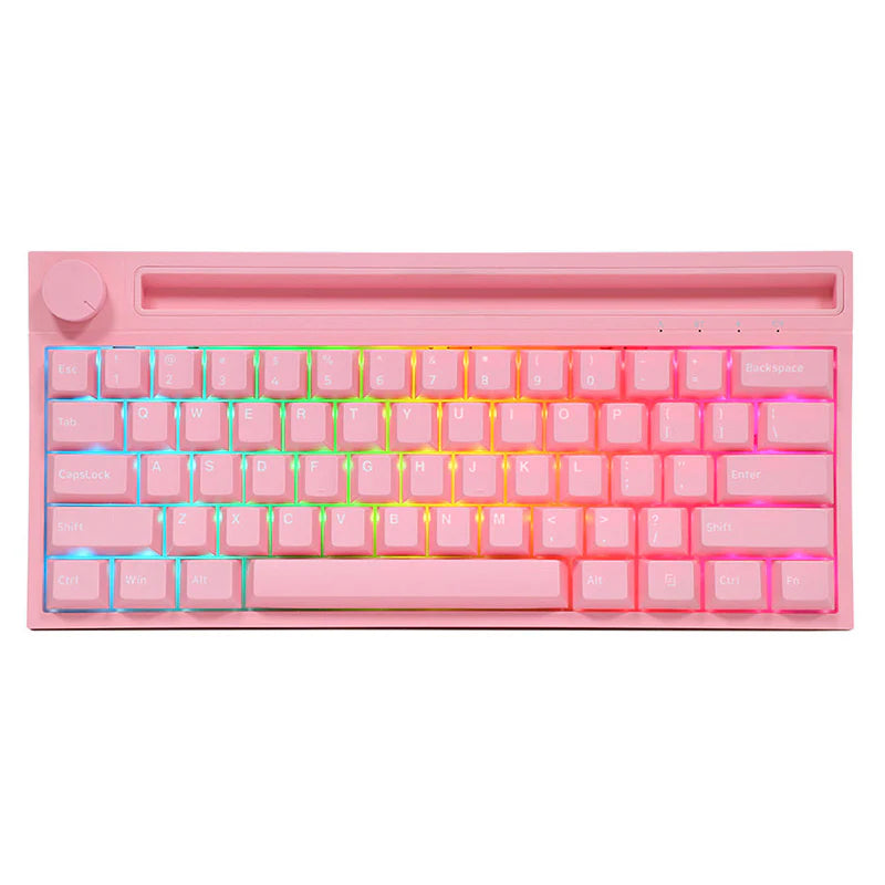 Ajazz K620T Pink Mechanical Keyboard - Tapelf