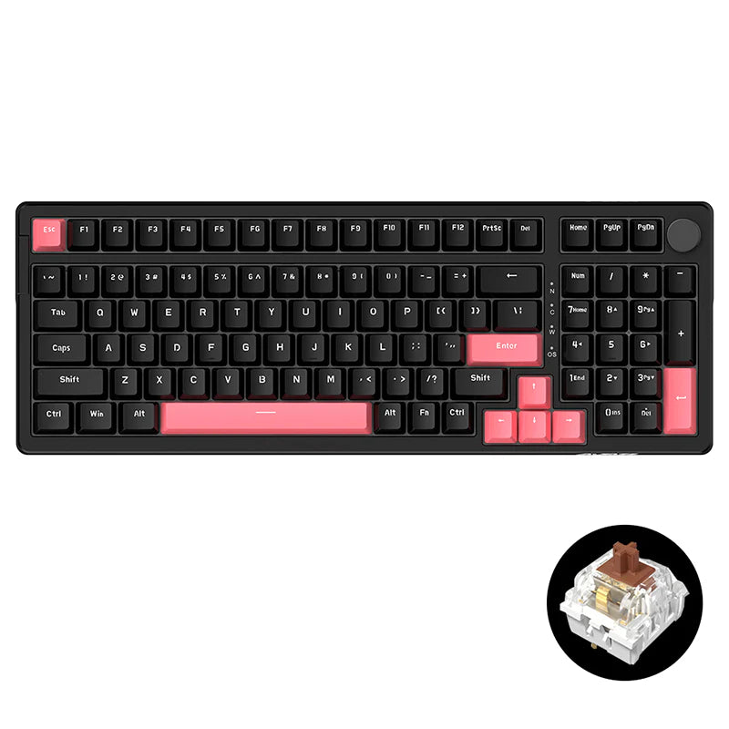 Ajazz AK992 Hot-swappable Mechanical Keyboard - Tapelf