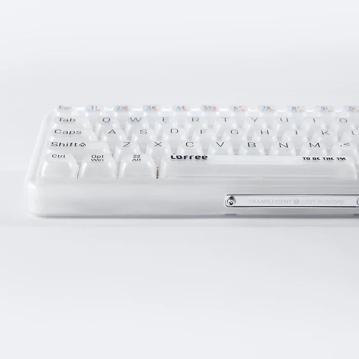 Lofree 1% Dual Mode Transparent Keyboard - TapElf