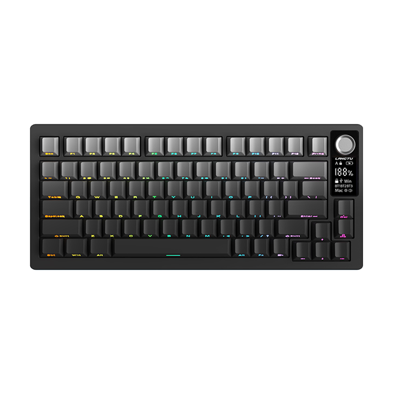 LANGTU LT75 RGB TRI-MODE GAMING MECHANICAL KEYBOARD - Tapelf