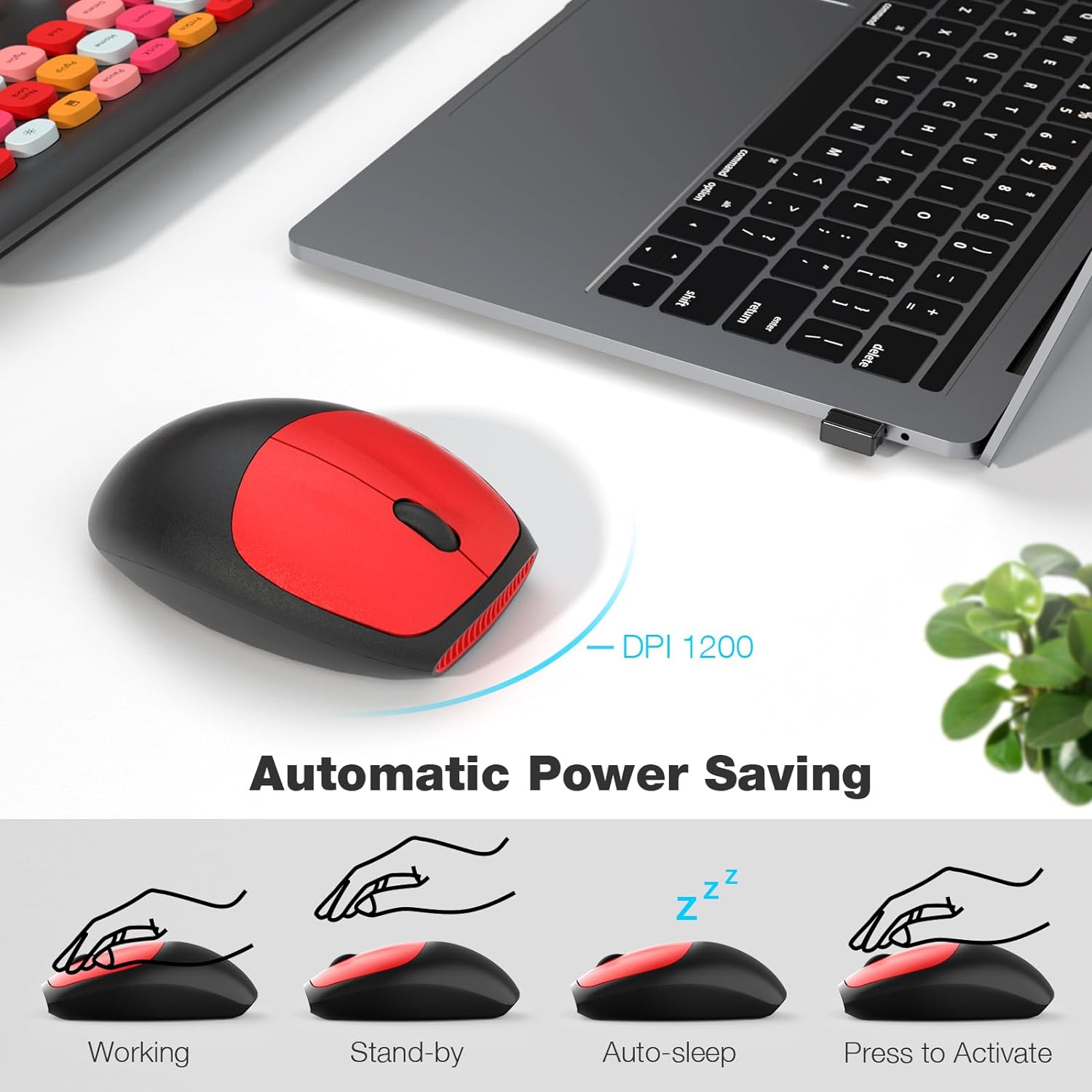 MOFII Wireless Keyboard and Mouse Combo - TapElf