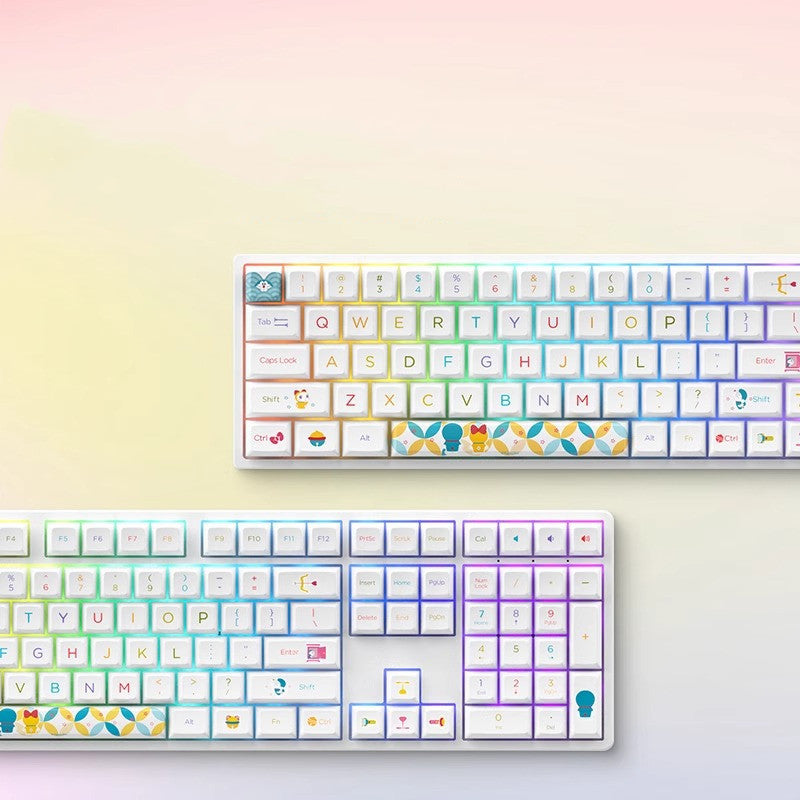 AKKO Doraemon Rainbow Keyboard - Tapelf
