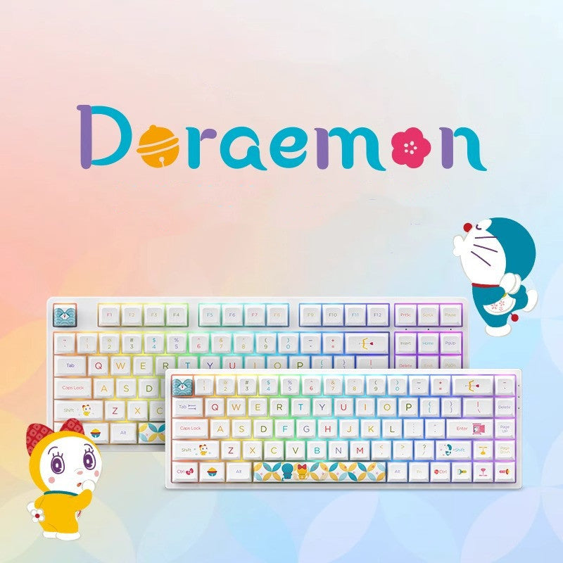 AKKO Doraemon Rainbow Keyboard - Tapelf