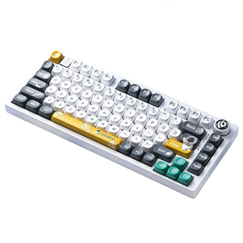 LEOBOG Hi75 Wired Aluminum Mechanical Keyboard 81 keys Astronauts Color - Cheertype
