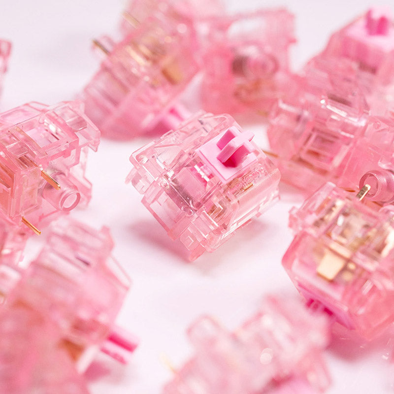 PIIFOX Pink Warbler Linear Switches - Tapelf