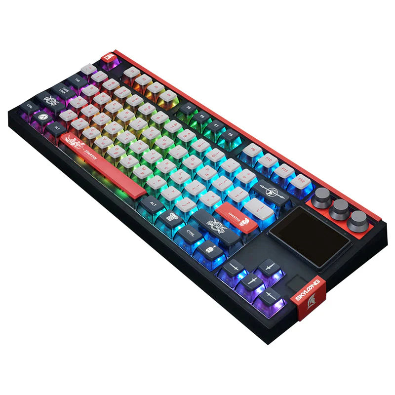 SKYLOONG GK87 Pro Spartan Wireless Mechanical Keyboard with TFT Screen - Tapelf
