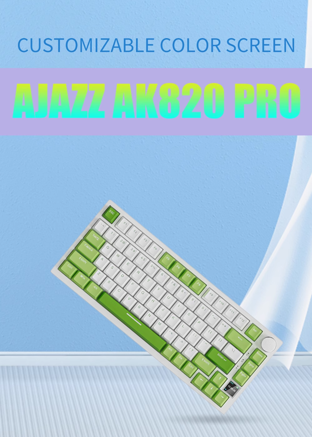 Ajazz AK820 Pro Keyboard - Tapelf