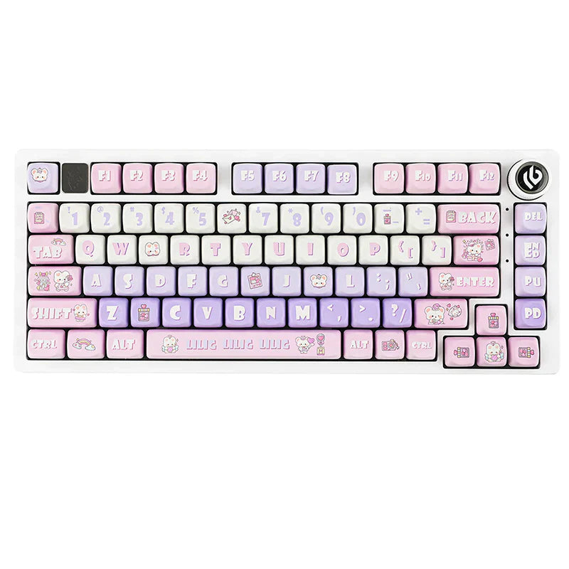 LEOBOG Hi75 Wired Aluminum Mechanical Keyboard Pink Color - Cheertype
