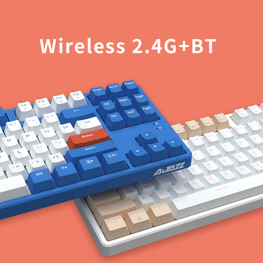 AJAZZ AK871 Wireless Dual-mode TKL Mechanical Keyboard - tapelf