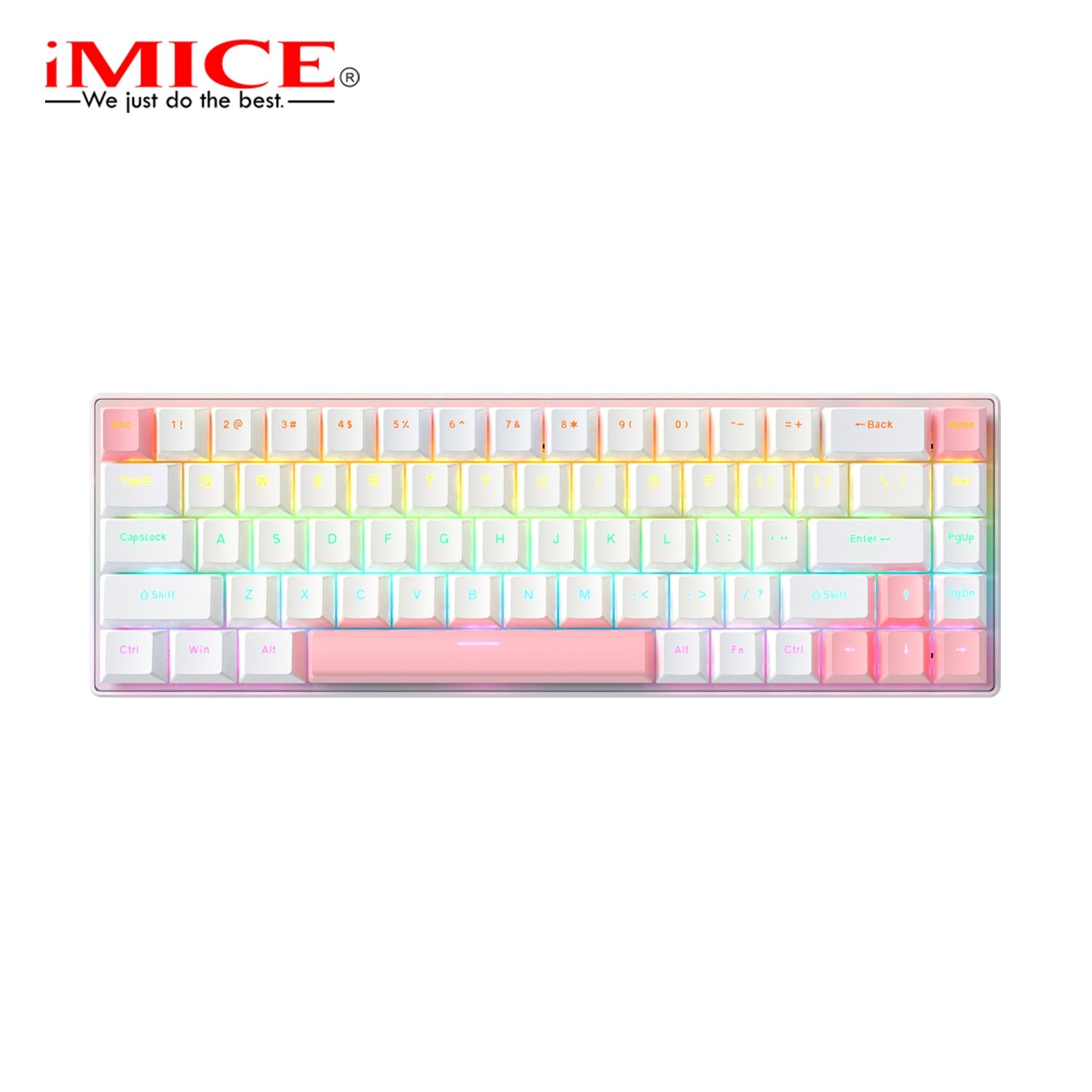 IMICE One Key Zone True Mechanical Keyboard 68 Keys - Tapelf