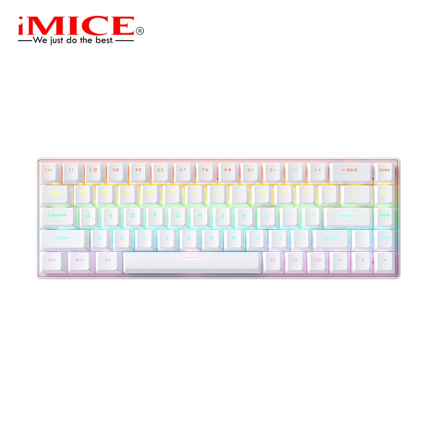 IMICE One Key Zone True Mechanical Keyboard 68 Keys - Tapelf