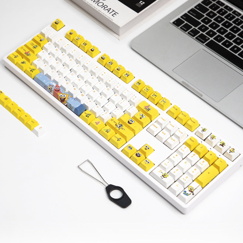 SpongeBob SquarePants Keyboard Keycap 115 Keys - TapElf